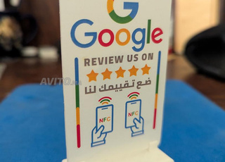 Google carte review à nfc tag m3aha Stand dialha