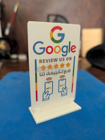 Google carte review à nfc tag m3aha Stand dialha