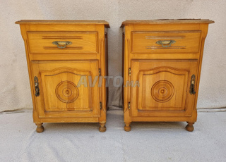 Table De Chevet en bois massif كوافوز غرفة النوم