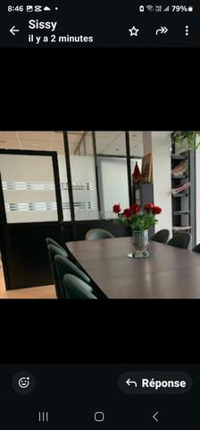 Séparation aluminium avec portes pour bureau  - 2