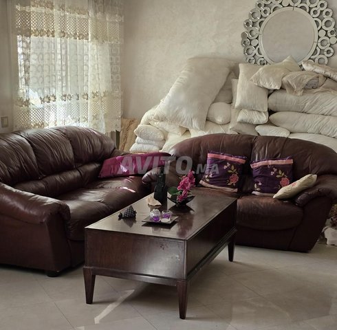 Salon en cuir 3 pièces (origine USA)