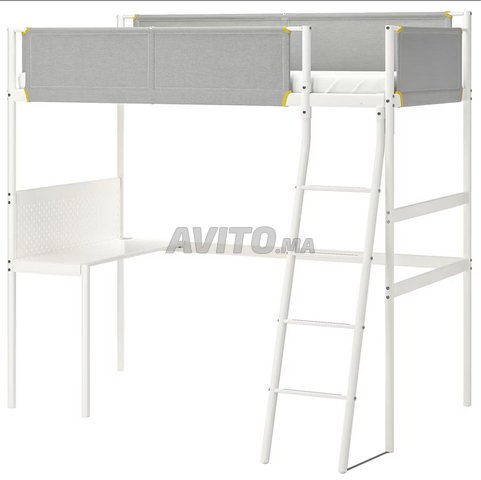 Lit mezzanine Ikea VITVAL d'occasion