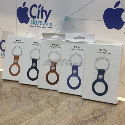 Airtag en cuir porte-clés original 