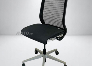 Chaise à roulette Steelcase thinks gris anthracite