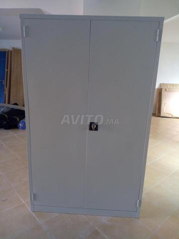 armoire, vestiaire, rayon métallique - 2