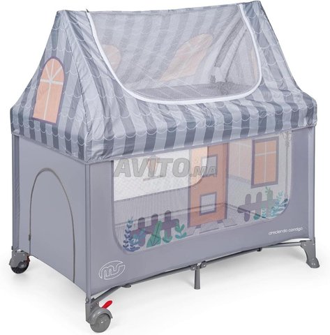 Lit de voyage bébé 3 pièces 120x60 PLIABLE 630502