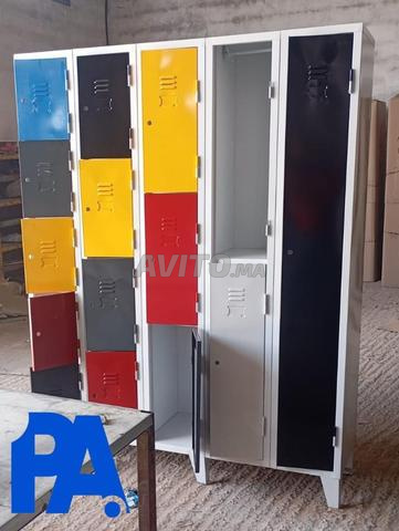 Armoire casier vestiaire métallique pour salle 