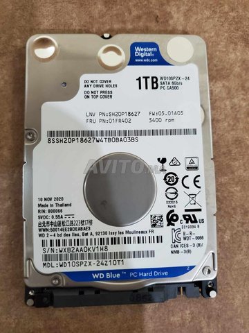 disque dure HDD Western Digital 1000 GB - 1T