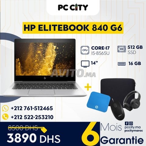 HP ELITEBOOK 840 G6 CORE I7-8565U 16GO 512SSD