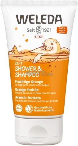 WELEDA  2EN1 Shower & Shampoo BIO Orange fruitée