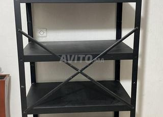 IKEA BROR Shelving unit, black, 85x55x190 cm