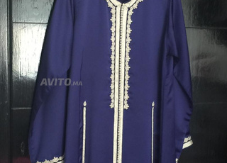 caftan bleu