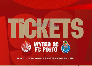 Tickets wydad vs porto VIP 