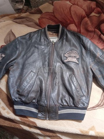 jacket veritable cuir usa