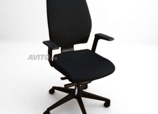 Fauteuil de bureau SEDNA SE512 tissu noir