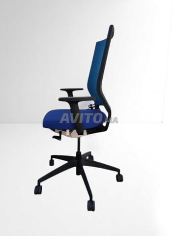 Sedus quarterback chaise à roulettes couleur bleue - 2