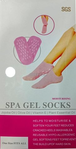 2Paires Chaussettes Gel Spa pour pieds des femmes 