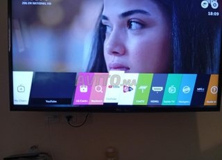 Sal téléviseur LG 43  wifi youtube  