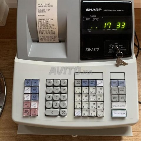 caisse enregistreuse sharp xe a113 