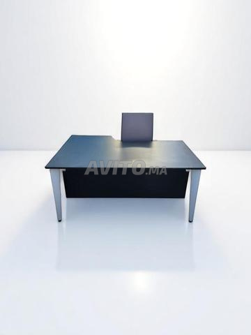 Bureau angle Ronéo noir 160x100cm