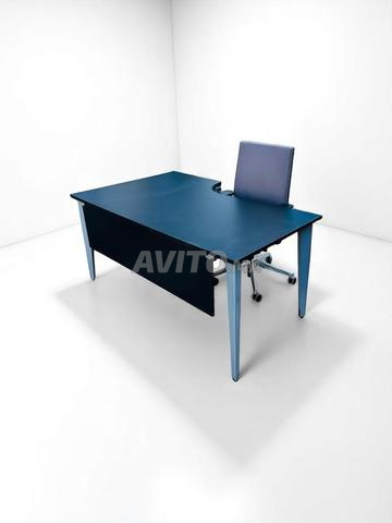 Bureau angle Ronéo noir 160x100cm