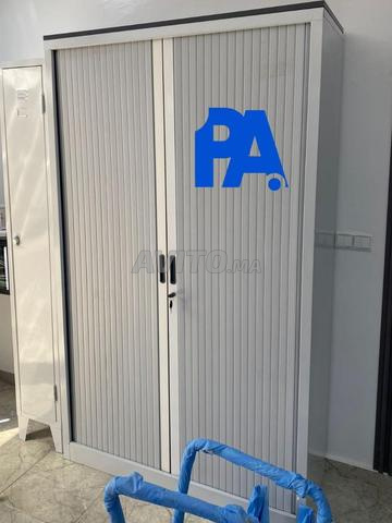 armoire métallique a deux Portes rideau DISPO