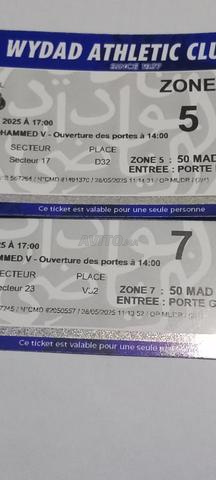 ticket wydad vs Porto Zone 5/7
