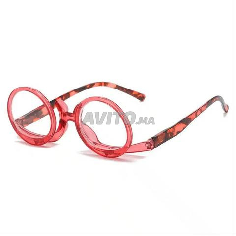 Lunettes Maquillage verres basculants vers le bas - 2