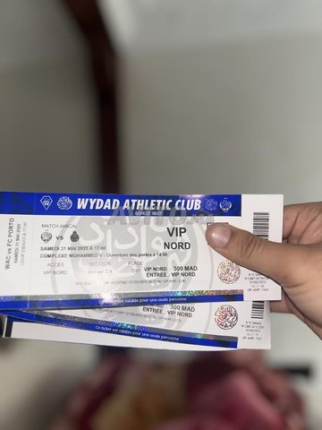 TICKET Wydad VIP PORTO