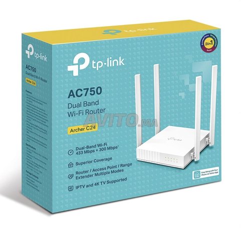 Point d acces TPLink Archer C24 AC750 Dual Band