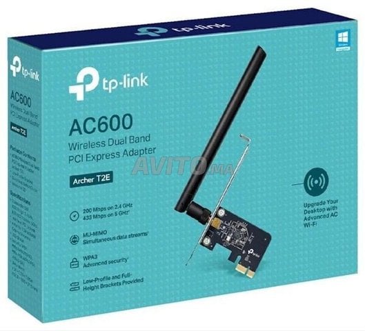 Carte WiFi TPLink Archer T2E AC600 PCIe