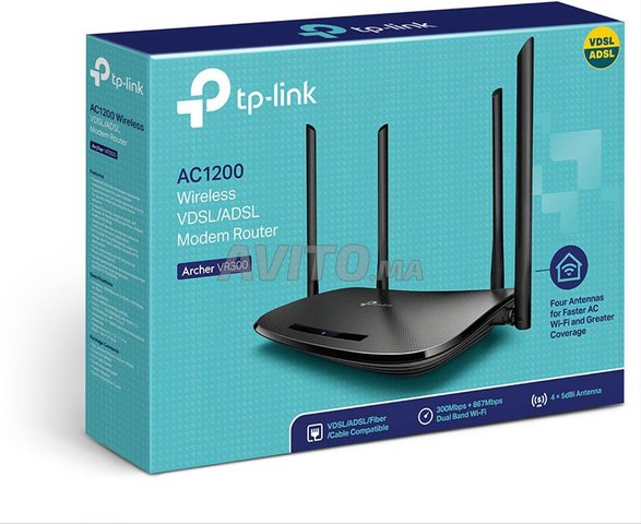 Routeur TPLink VR300 AC1200 Dual Band