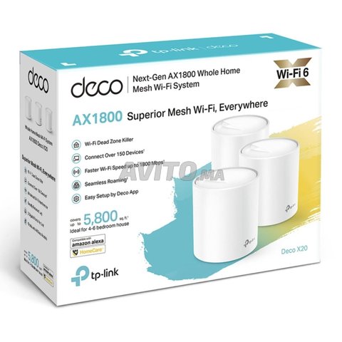 TPLink Deco X20 AX1800 3 Packs WiFi 6