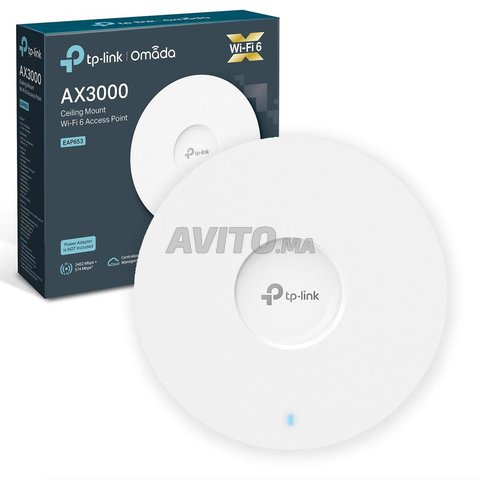 TPLink EAP653 AX3000 WiFi 6 Plafonnier PoE