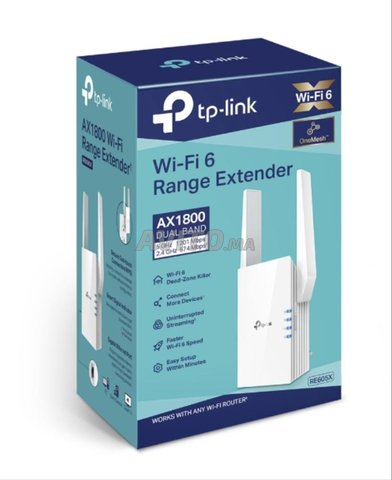 TPLink RE605X Repeteur WiFi 6 AX1800