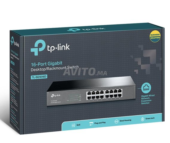 Switch TPLink 16 ports Gigabit TL SG1016D