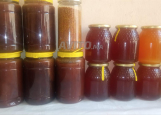 عسل حر ، حبوب اللقاح و الحبوب الملكية 