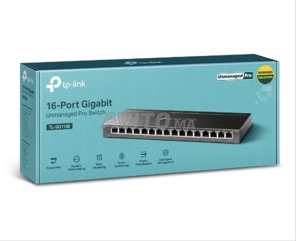 Switch TPLink 16 ports Gigabit TL SG116E