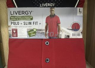 livergy t shirt polo couleur attirante 
