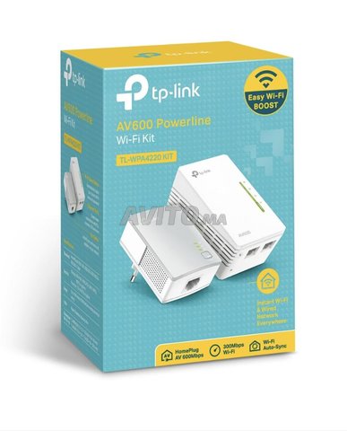 Kit CPL WiFi TPLink AV600 TLWPA4220KIT
