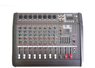 Phonic PMX-802D-USB - خلاط مضخم 8 قنوات
