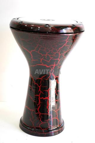 Darbouka LP en Aluminium Métallisé Rouge Brillant