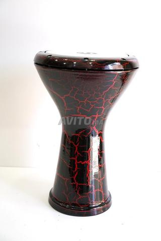 Darbouka LP en Aluminium Métallisé Rouge Brillant - 2