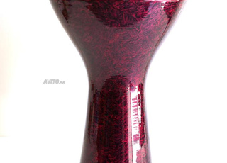 Darbouka LP en Aluminium Métallisé Rouge