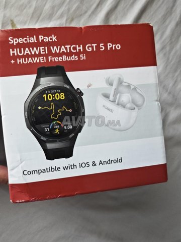 Huawei wach gt 5 pro et FreeBds 5i