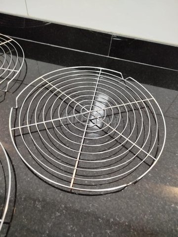 3 Grilles de refroidissement inox 