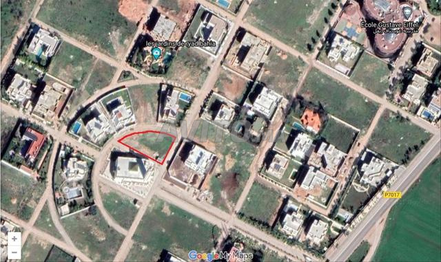Lot de terrain à vendre 1049 m² riad el menzeh