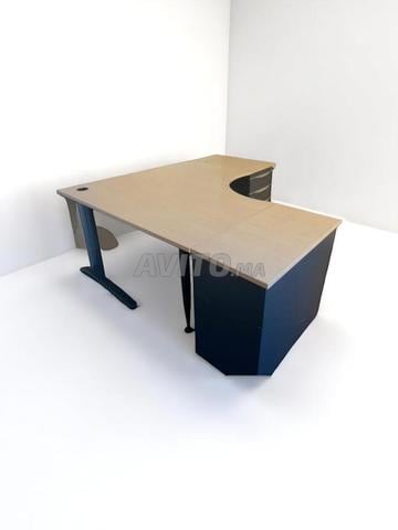 مكتب زاوية 200x200 سم مع 2 خزانة 3 أدراج