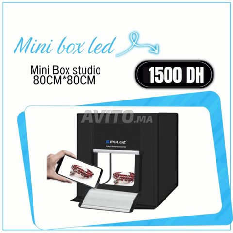 Mini Box studio Led Professionnel 80cm x 80cm