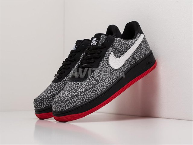 nike air force 1 red black